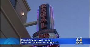 Regal Cinemas Plans To Reopen Some Locations August 21