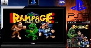 Rampage World Tour - PKG - PlayStation 3