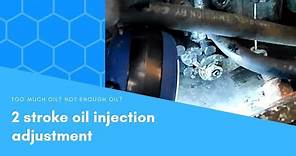 2-Stroke Oil Injection Pump Adjustment