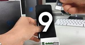 How to install SD and SIM card into Samsung Galaxy S9