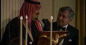 President Reagan and Saudi Arabian King Fahd's Toasts on February 11, 1985