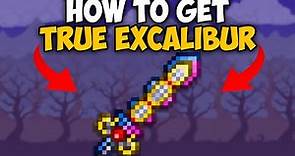 How To Get True Excalibur in Terraria 1.4.4.9 | Terraria How To Get True Excalibur