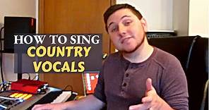 How To Sing Country Vocals (Singing Secrets Ep.5)
