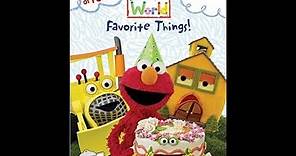 Elmo's World: Favorite Things (2012 DVD)