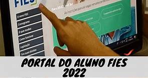 Portal do Aluno FIES 2022 → Consultar Extrato e Saldo Devedor (SisFies)