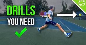 Only 5 Drills You Need for Perfect Tennis