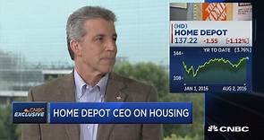 Home Depot CEO: 'Overall environment in housing is good'
