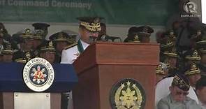 FULL SPEECH: Incoming AFP chief of staff Eduardo Año