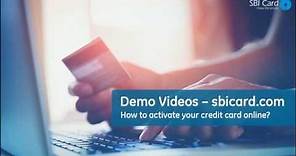 How to Activate Your Credit Card Online | SBI Credit Card Activation