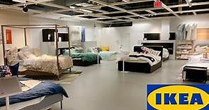 IKEA BEDS BED FRAMES BEDROOM FURNITURE DRESSERS SHOP WITH ME SHOPPING STORE WALK THROUGH