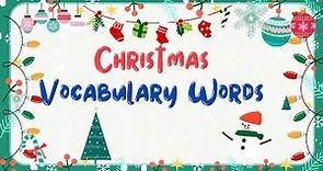 Christmas vocabulary - Learn English for kids - English educational video - Jingle Bell