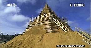 Así es el castillo de arena más alto del mundo | El Tiempo