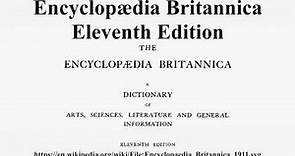 Encyclopædia Britannica Eleventh Edition