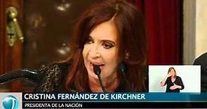 Cristina Fernández: "Me quisieron devolver los subtes por conferencia de prensa"