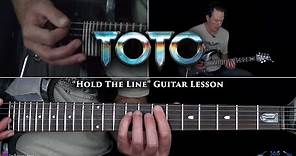 Toto - Hold The Line Guitar Lesson