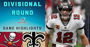 Buccaneers vs. Saints Divisional Round Highlights | NFL 2020 Playoffs