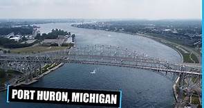 Michigan's Largest City Off Of Lake Huron: Port Huron, Michigan.