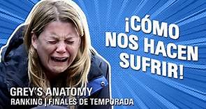 Grey's Anatomy | TODOS los FINALES de TEMPORADA | Ranking