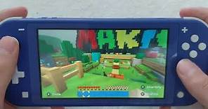 Minecraft on Nintendo Switch Lite