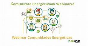 Energia Komunitateak - Comunidades Energéticas (webinar)