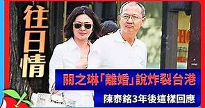 關之琳「離婚」說炸裂台港 陳泰銘3年後這樣回應 | 台灣新聞 Taiwan 蘋果新聞網