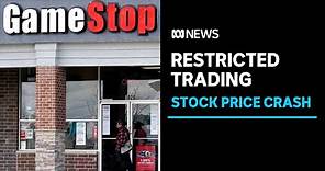 GameStop stock price crashes as Robinhood app restricts trading | ABC News