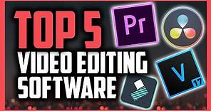 Best Video Editing Software in 2023 - For YouTube, Beginners & Experts
