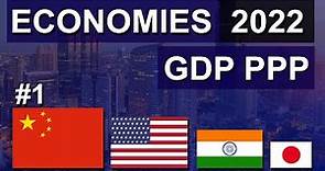 Top 20 Economies of 2022 (GDP PPP) updated