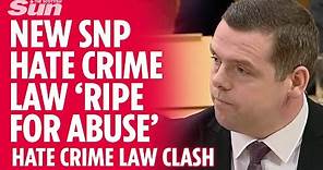 HATE CRIME LAW: 'Ripe for abuse' says Douglas Ross