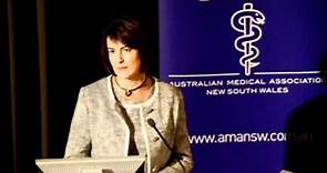 NSW Health Minister, Carmel Tebbutt at the AMA (NSW) Health Forum part 2