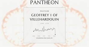 Geoffrey I of Villehardouin Biography - Prince of Achaea
