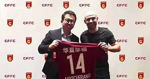 Javier Mascherano‘s first training in Hebei China Fortune FC