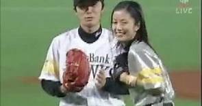 新庄剛志始球式Tsuyoshi Shinjo [opening ceremony of a baseball game]