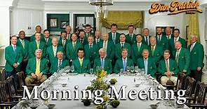 Morning Meeting: The Masters Champions Dinner | 04/06/22