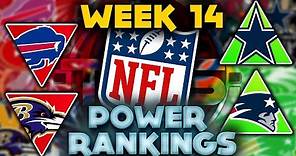 The Official 2021 NFL Power Rankings Week 14 Edition || TPS