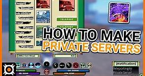 Shindo Life - How to Create Private Servers