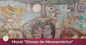 Mural "Dioses de Mesoamérica"