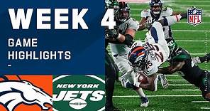 Broncos vs. Jets Week 4 Highlights | NFL 2020