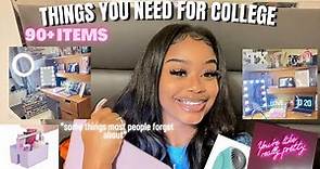 WHAT TO BRING TO COLLEGE: dorm essentials, college packing list