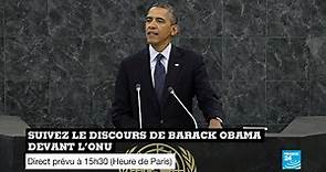 REPLAY : Revivez le discours de Barack Obama devant l’ONU
