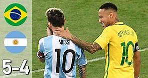 Brazil vs Argentina (5-4) All Goals & Extended Highlights