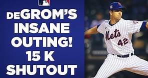 Jacob deGrom does it on the mound AND at the plate! (15 K shutout with 2 hits!)