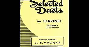 Rubank Selected Duets for Clarinet, Vol. 1, 1-6