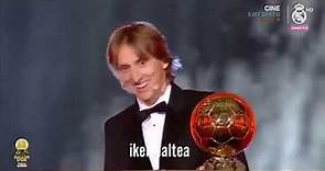 Luka Modric gana el balón de oro 2018