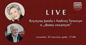 LIVE: Krystyna Janda i Andrzej Seweryn o „domu otwartym”