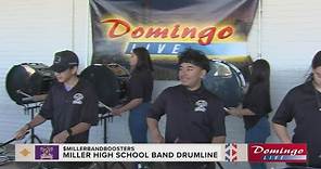Roy Miller High School Buc Band drumline performs, talks Washington D.C. trip on Domingo Live