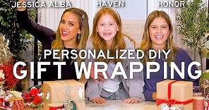 DIY Personalized Gift Wrapping with Honor and Haven Warren! | Jessica Alba
