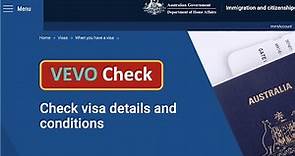 How to check Australian Visa status | VEVO check | Check work rights