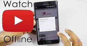 Watch Youtube videos Offline with Youtube Offline