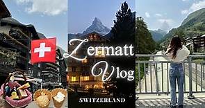 瑞士vlog🇨🇭終於來到策馬特🤎陽台就看得到馬特洪峰的超美民宿！蘑菇屋 大街 瑞士超市 | Zermatt | Switzerland travel vlog